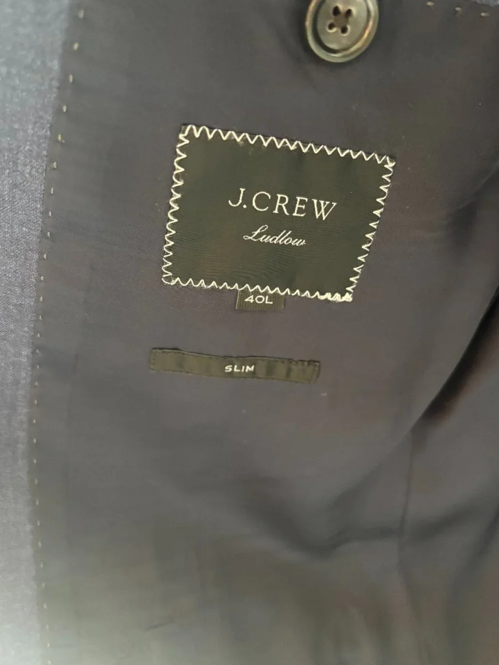 Navy J. Crew Suit